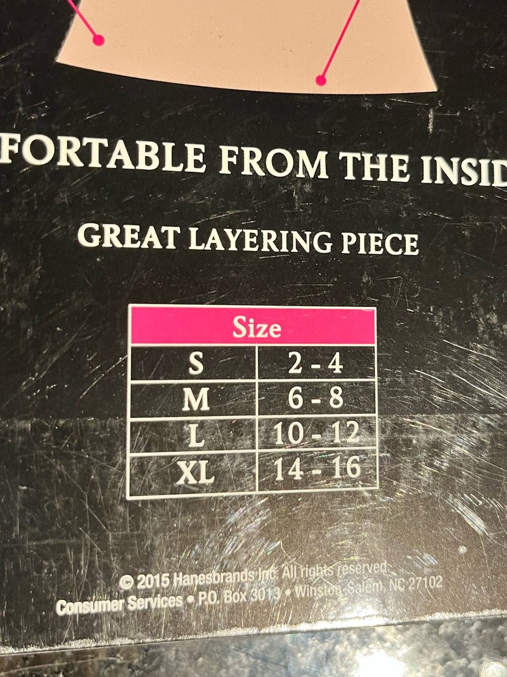 Brand New Maidenform Cotton Stretch Camisole 2-Pack — Black & White Size L - Picture 3 of 5